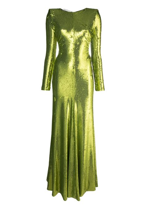 Abito con paillettes in verde - donna PHILOSOPHY DI LORENZO SERAFINI | A045057250417